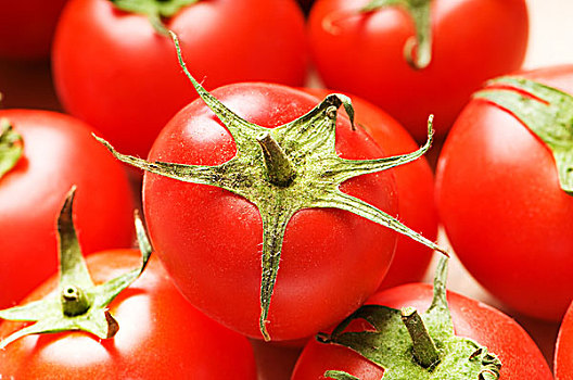 红色,西红柿,放置,市场摊位