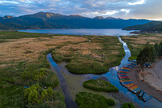 云南泸沽湖草海风景区