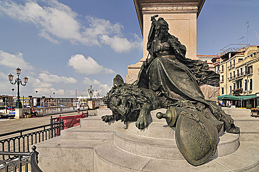 骑士纪念碑,威尼斯,意大利