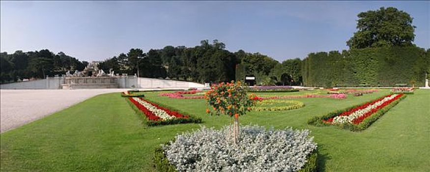 公园,宫殿,维也纳