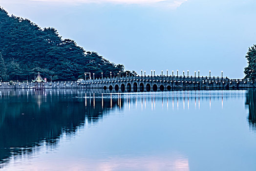 江西省九江市庐山风景区芦林湖自然景观