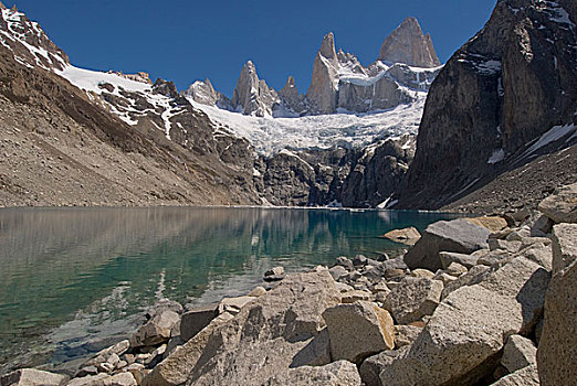 菲茨罗伊,泻湖,洛斯格拉希亚雷斯国家公园,靠近,阿根廷,巴塔哥尼亚