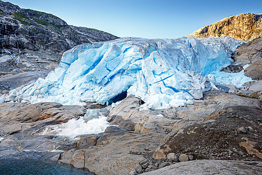 冰河,大门,松奥菲尔当纳,挪威,欧洲