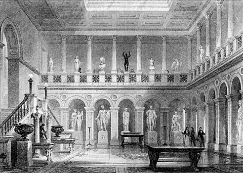 大厅,萨里,19世纪,艺术家
