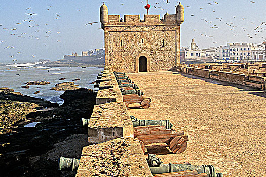 非洲,北非,摩洛哥,苏维拉,港口,城墙