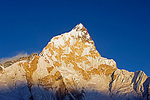 亚洲,尼泊尔,喜马拉雅山,萨加玛塔国家公园,珠穆朗玛峰,区域,世界遗产,日落