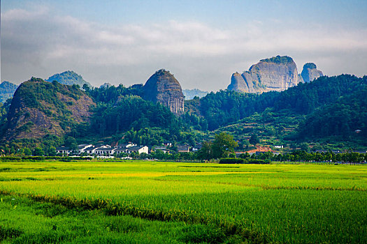 湘中丘陵田园风光