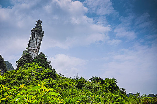 桂林喀斯特田园风光