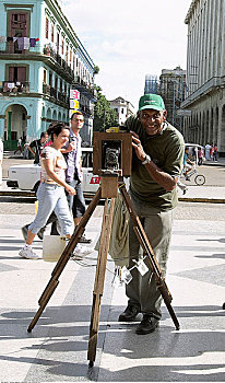 摄影师,哈瓦那,古巴