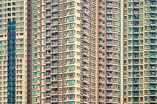 公寓楼,塔楼,地区,新界,香港,中国,亚洲
