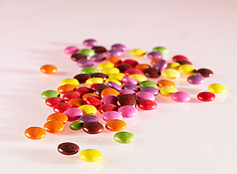 堆积,彩色,糖豆