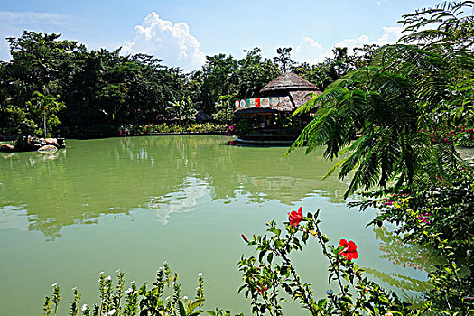 越南芽庄温泉中心优美景致和特色泥浆浴