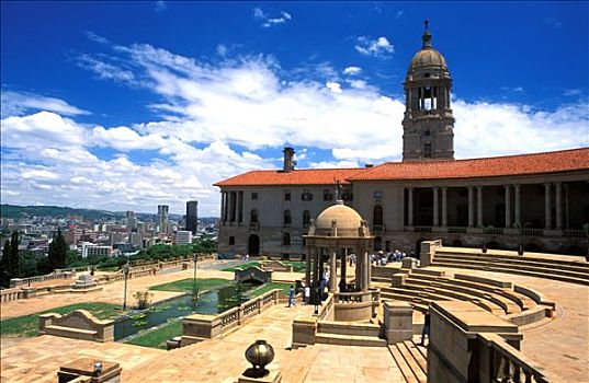 南非,比勒陀利亚,议会,广场