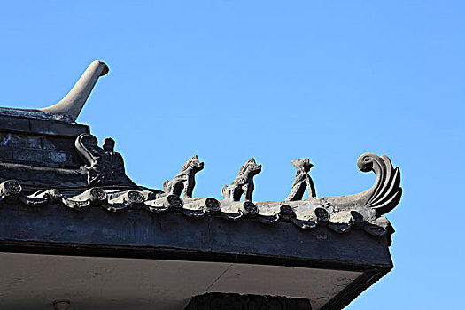 北京古典建筑屋脊