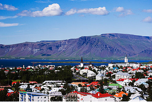 攀升,屋顶,雷克雅未克,冰岛
