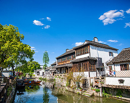 上海市金山区枫泾古镇水乡