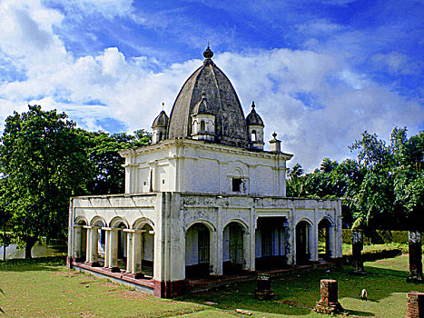 庙宇,孟加拉,七月,2007年