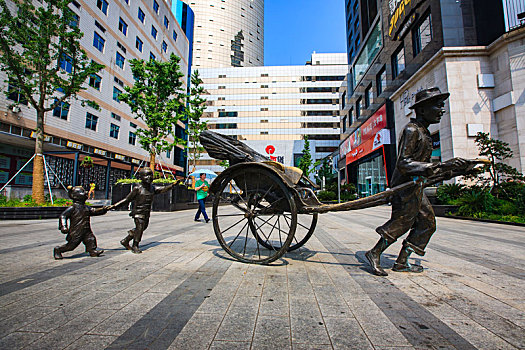 雕塑,宁波,宁波市,城市