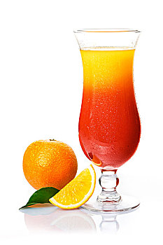 橙色,朗姆酒,鸡尾酒