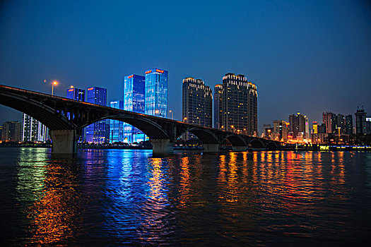 长沙湘江夜景