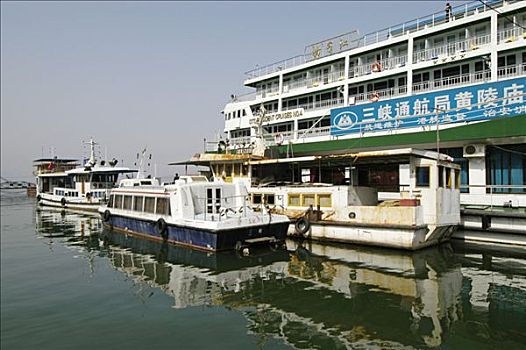 中国,河船,长江,河