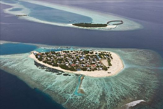 岛屿,胜地,礁石,南,环礁,马尔代夫