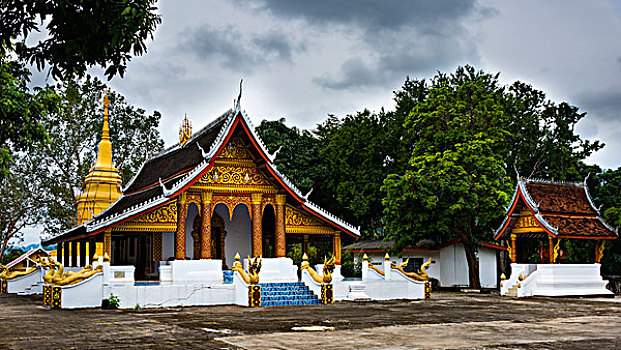 寺院,佛教,琅勃拉邦,省,老挝,亚洲
