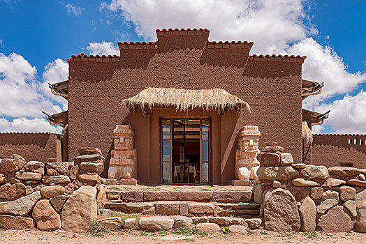 入口,石头,遗址,文化,帝华纳科,玻利维亚,南美