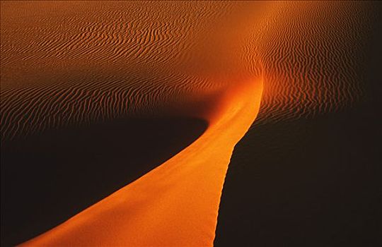 沙丘,撒哈拉沙漠,利比亚,非洲