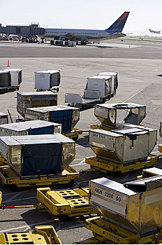 行李,货箱,机场