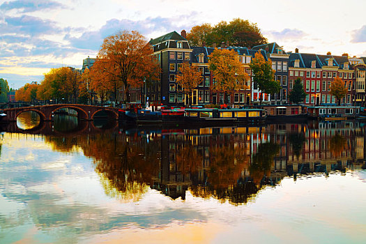 阿姆斯特丹,城市风光,运河