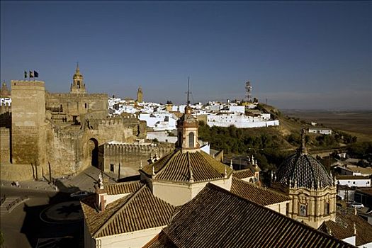 城堡,历史,中心,卡尔莫纳,安达卢西亚,西班牙,欧洲