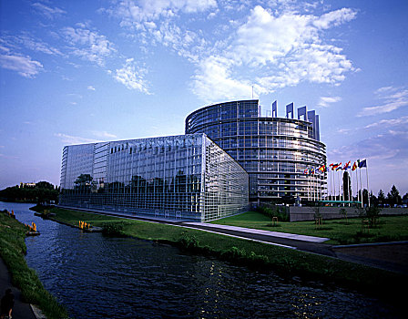 斯特拉斯堡,外景,欧洲议会