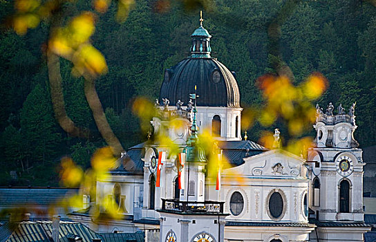 霍亨萨尔斯堡城堡,教区教堂,萨尔茨堡,奥地利,欧洲