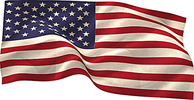 电脑合成,美国,国旗