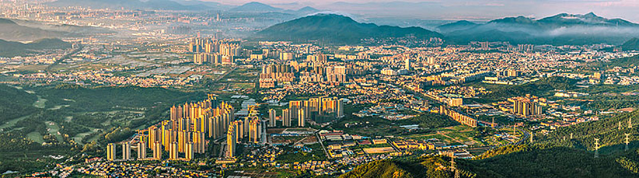 粤港澳大湾区中山市三乡镇全景