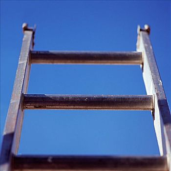 梯子,蓝天