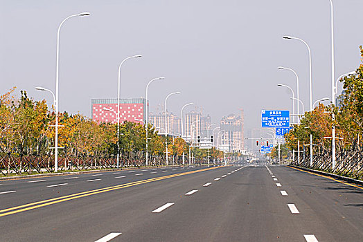 辽宁沈阳浑南地区城市道路