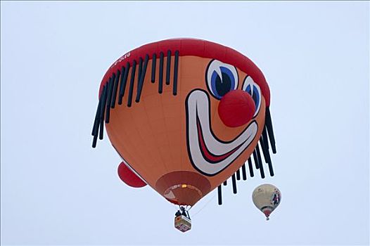 热气球,小丑,沃州,瑞士