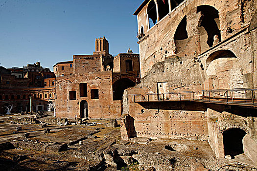 意大利,罗马,古城遗址