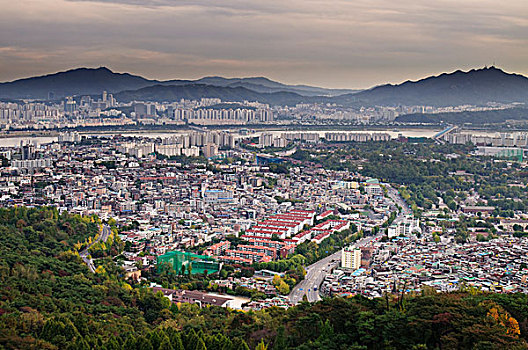 风景,首尔,韩国