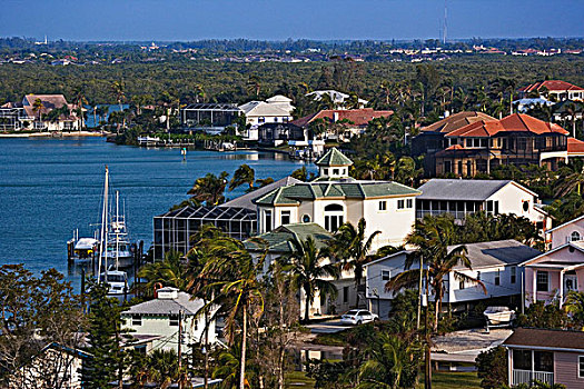 住宅开发,堡垒,海滩,佛罗里达