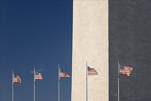 美国国旗,华盛顿,纪念建筑,华盛顿特区,美国