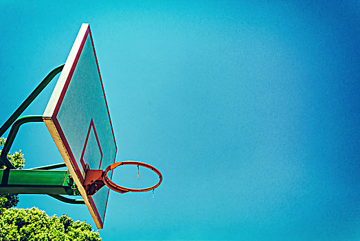篮篮,篮板,蓝天