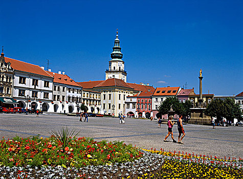 老城广场,城堡,捷克共和国