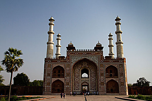 大门,陵墓,拉贾斯坦邦,印度,亚洲