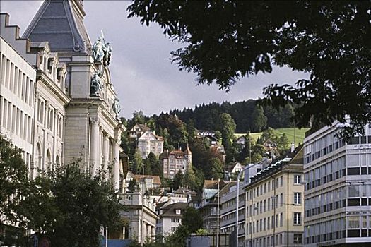 建筑,城市,瑞士