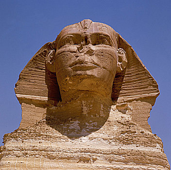 吉萨金字塔,狮身人面像