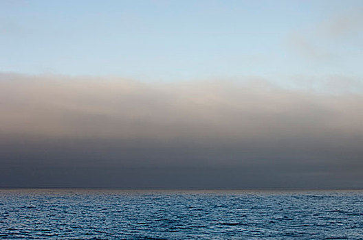 雾,海峡,南极
