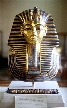 黄金,丧葬,面具,国王,埃及,公元前14世纪,艺术家,未知